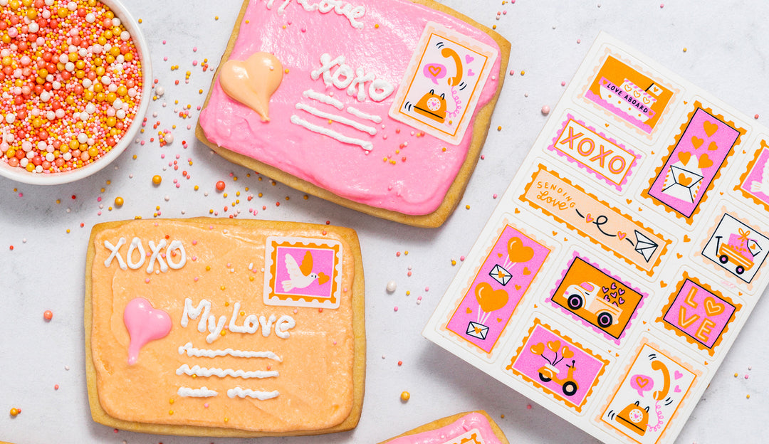 Edible Stickers for Valentine's Baking