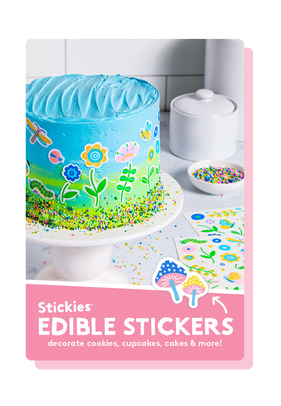 Enchanted Garden Stickies® Edible Stickers