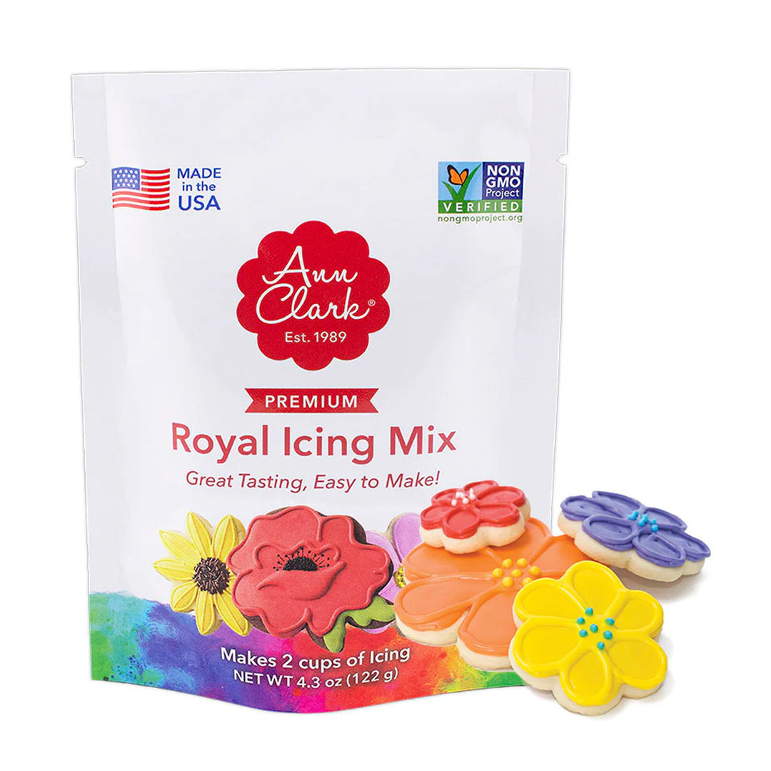 Easy Royal Icing Mix Without Meringue Powder for Cookies. Egg Free & Vegan.