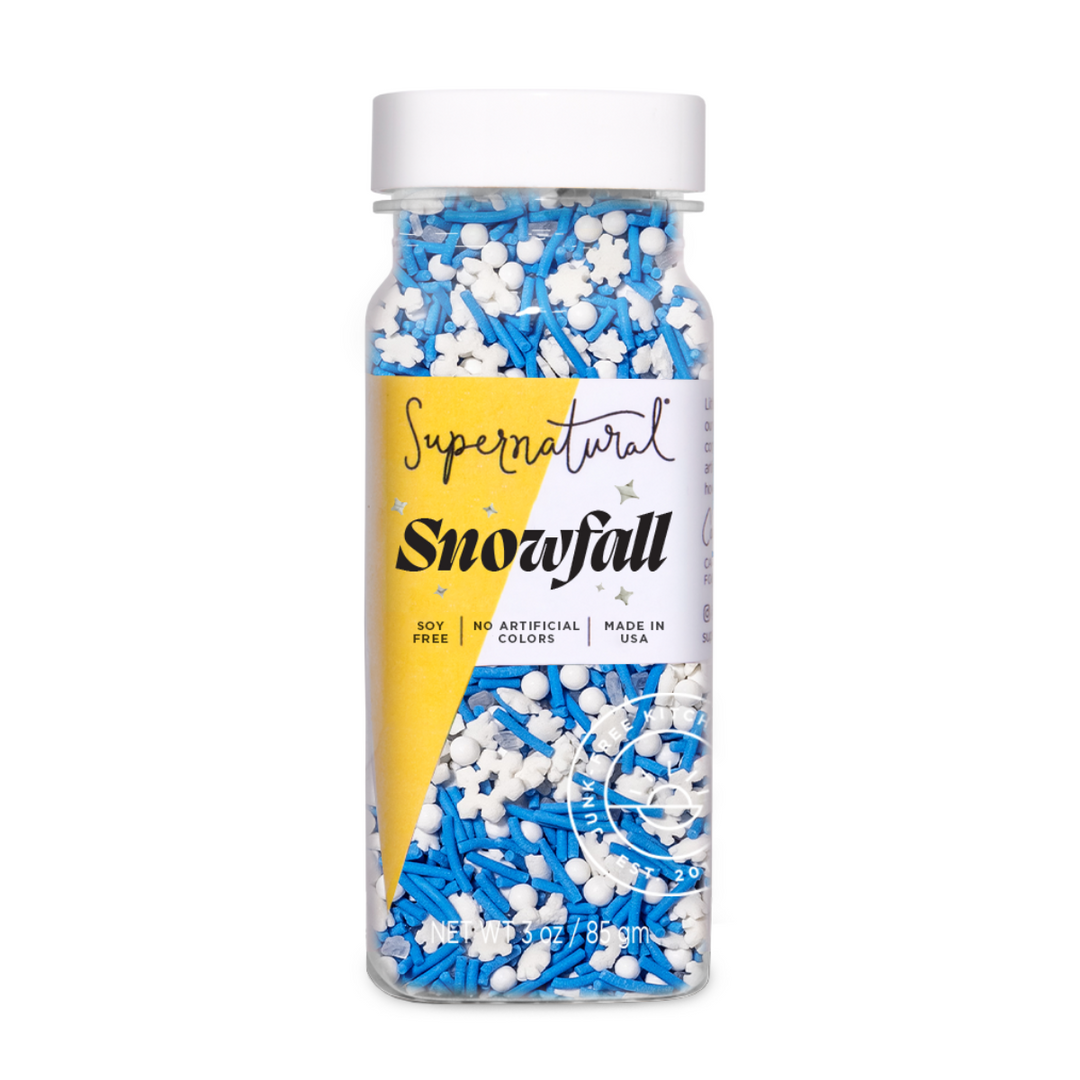 Dye-Free Snowflake Sprinkles