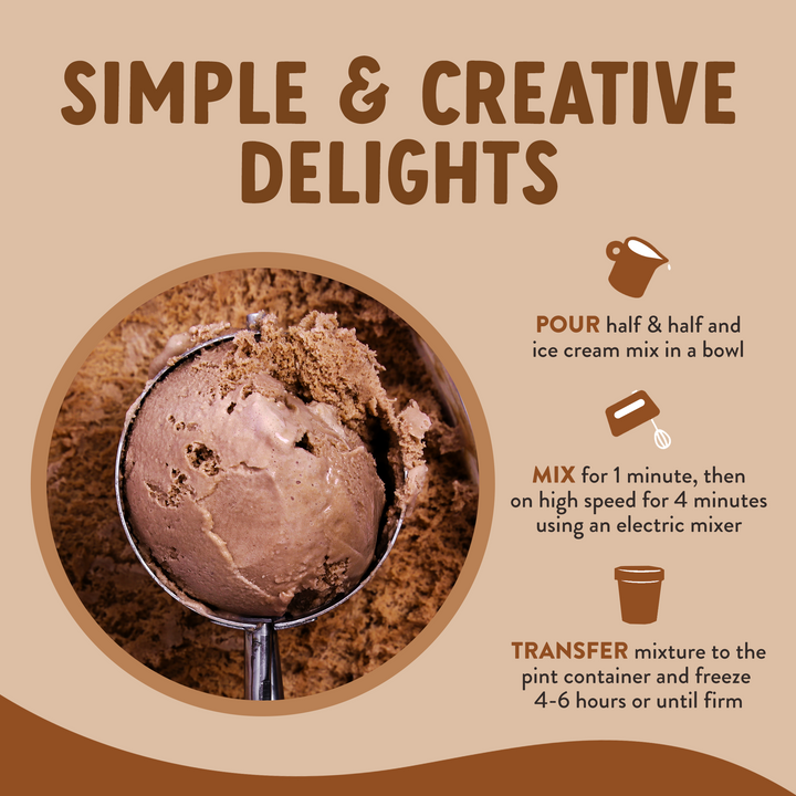 No Churn Chocolate Ice Cream Mix