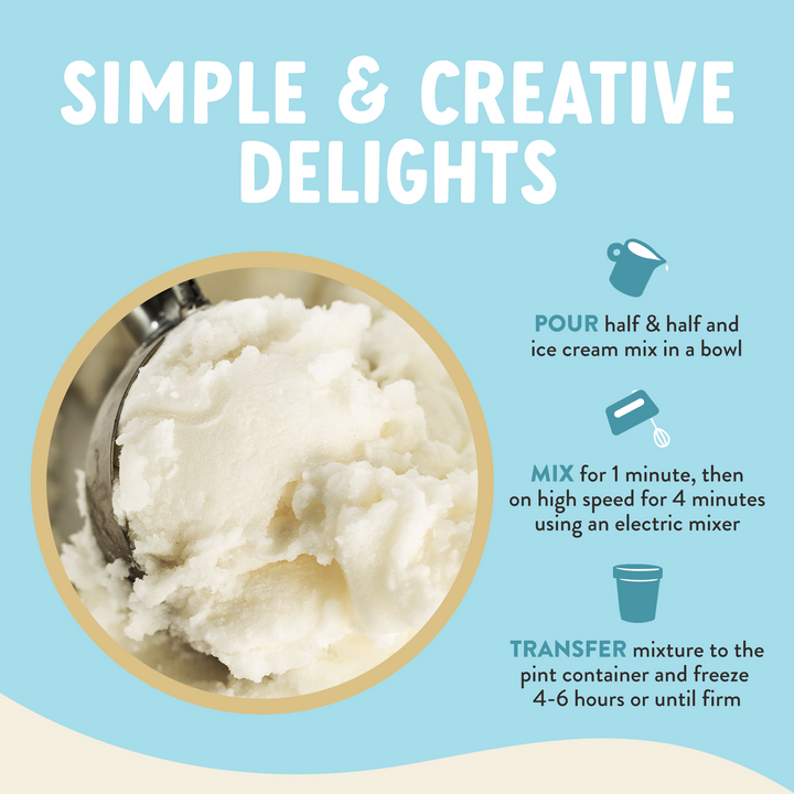 No Churn Vanilla Ice Cream Mix