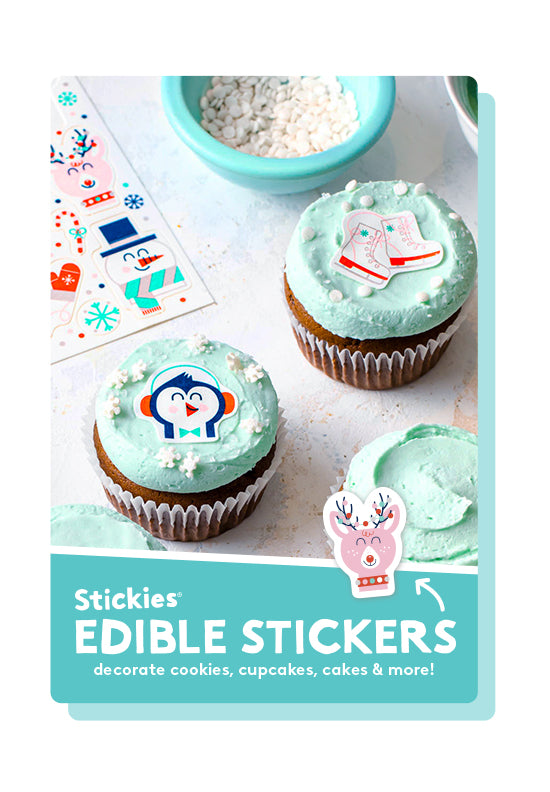 Winter Friends Stickies® Edible Stickers