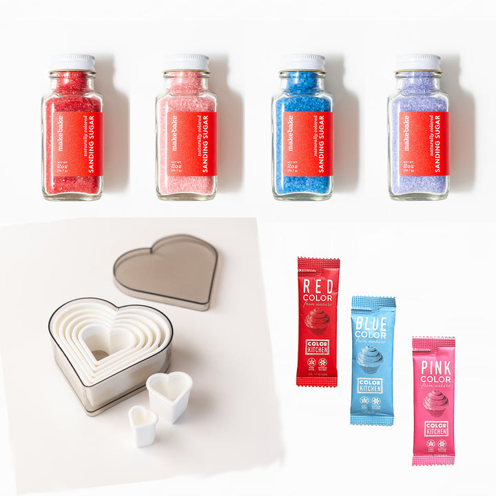 Dye-Free Valentine's 'All My Love' Cookie Decorating Kit