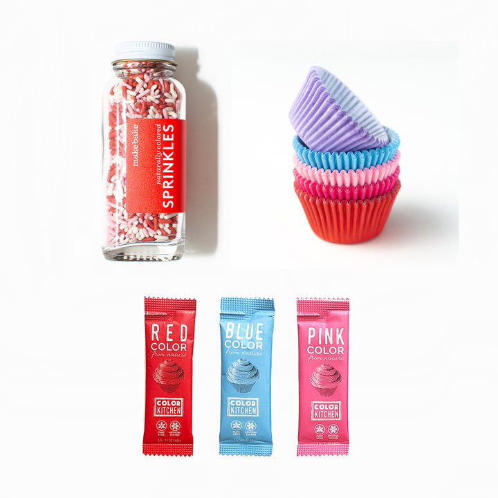 Dye-Free Valentine's Cupcake Decorating Bundle