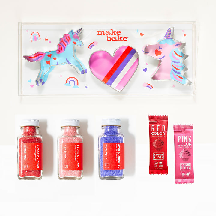 Dye-Free Valentine's Unicorn Cookie Decorating Kit