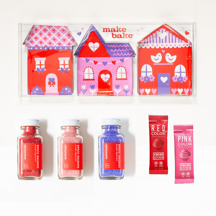 Dye-Free Valentine's Village Cookie Decorating Kit