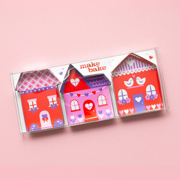 Valentine's Village Cookie Cutter Set