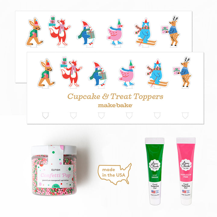 Winter Friends Cupcake Decorating Kit